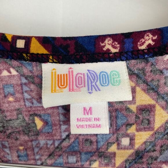 LuLaRoe Carly Dress, Elephant Print - Picture 6 of 11